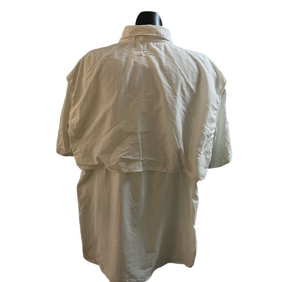 Magellan Outdoors Men’s Large Fishing Shirt White |Vented | Outdoors | Boating - Picture 2 of 9